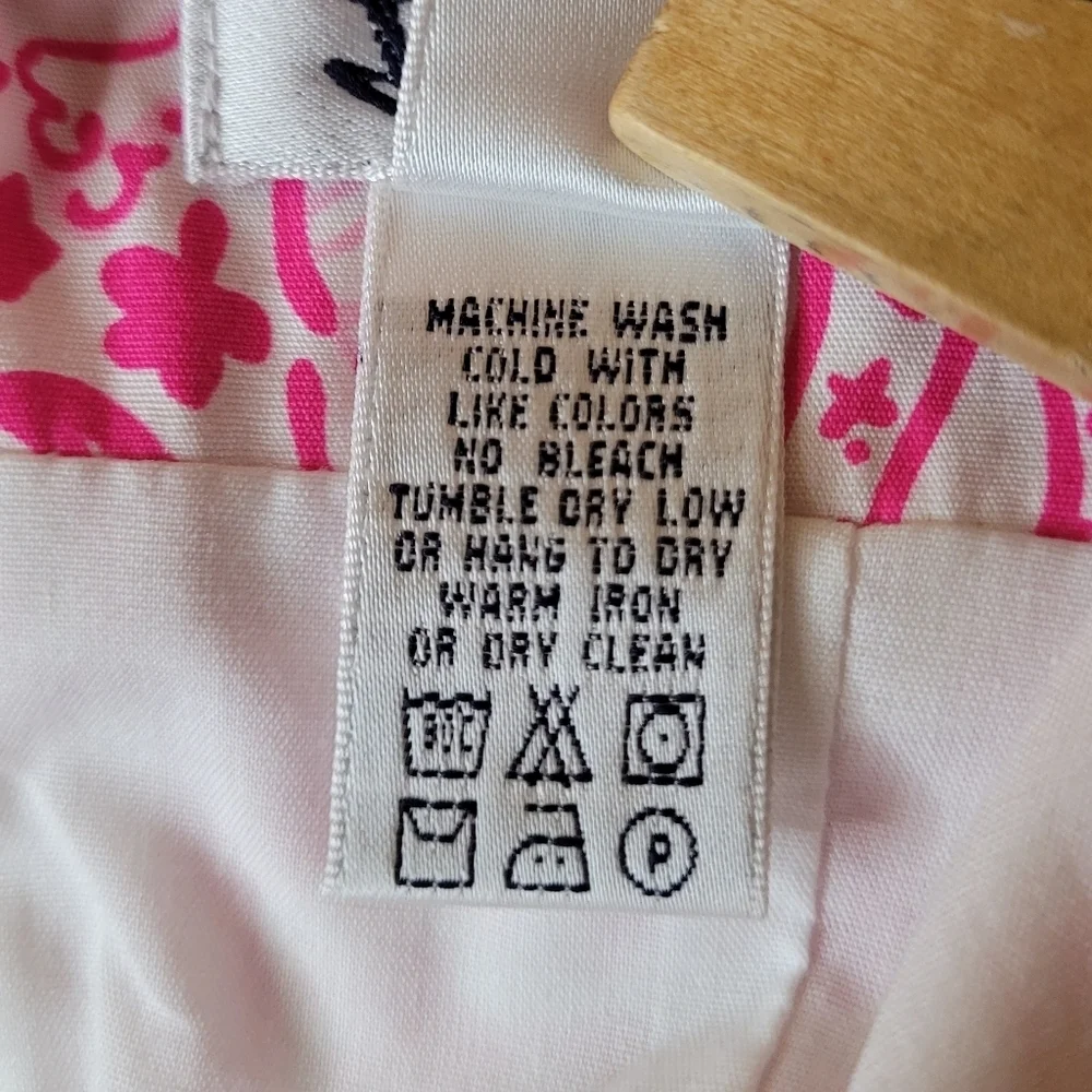 Lilly Pulitzer 100% Cotton Livie Pink Halter Top Dress sz 4 - Picture 6 of 15